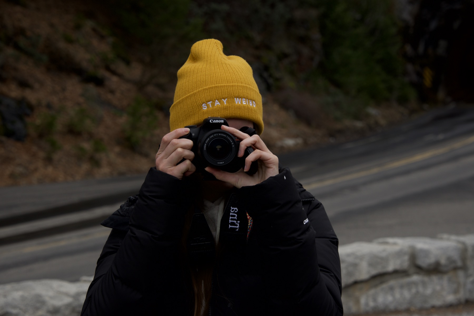 Martina Hollearn taking a photo