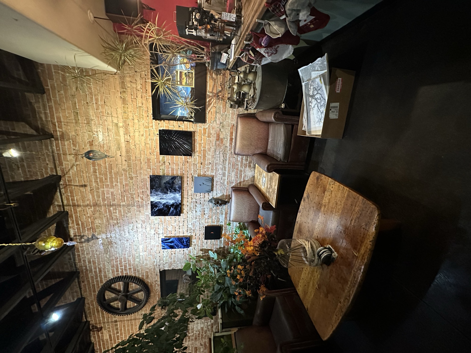 Martina's first art show at Alchemy Coffee