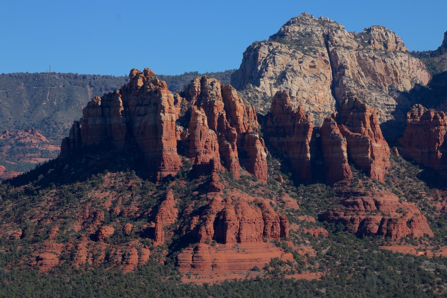 Sedona hills sunset
