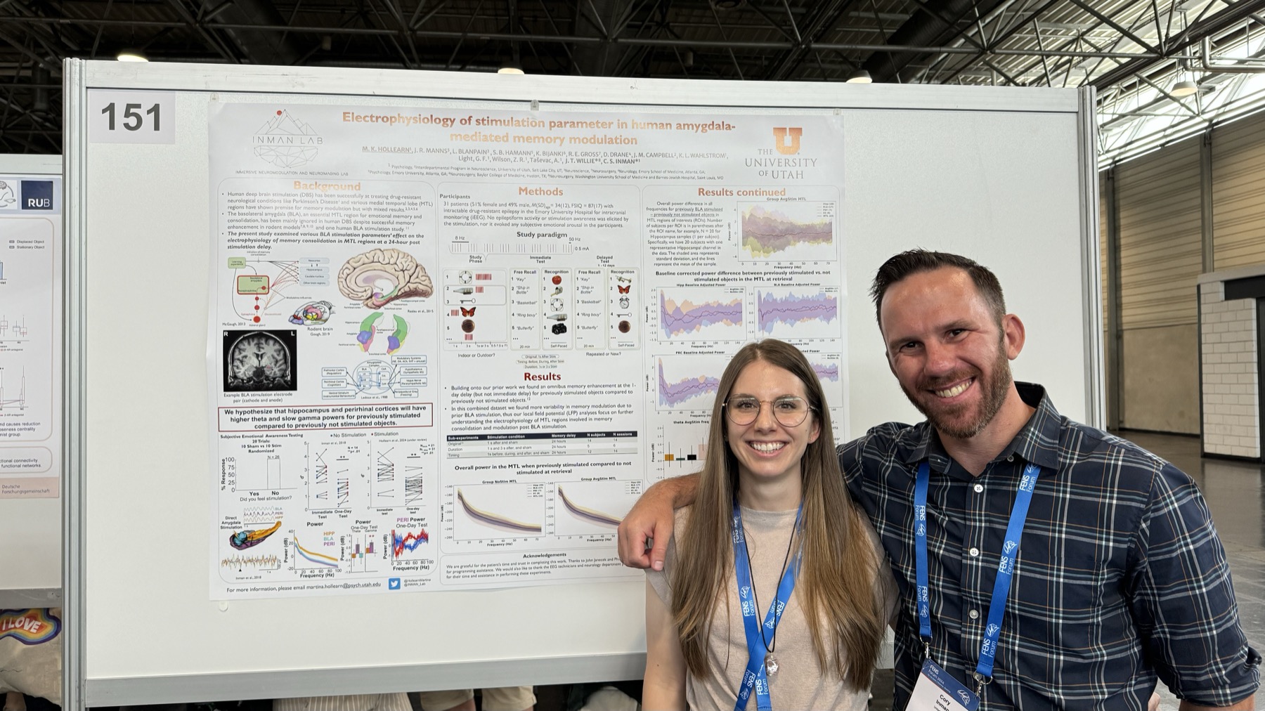 Presenting at the Federation of European Neuroscience Societies, Vienna 2024