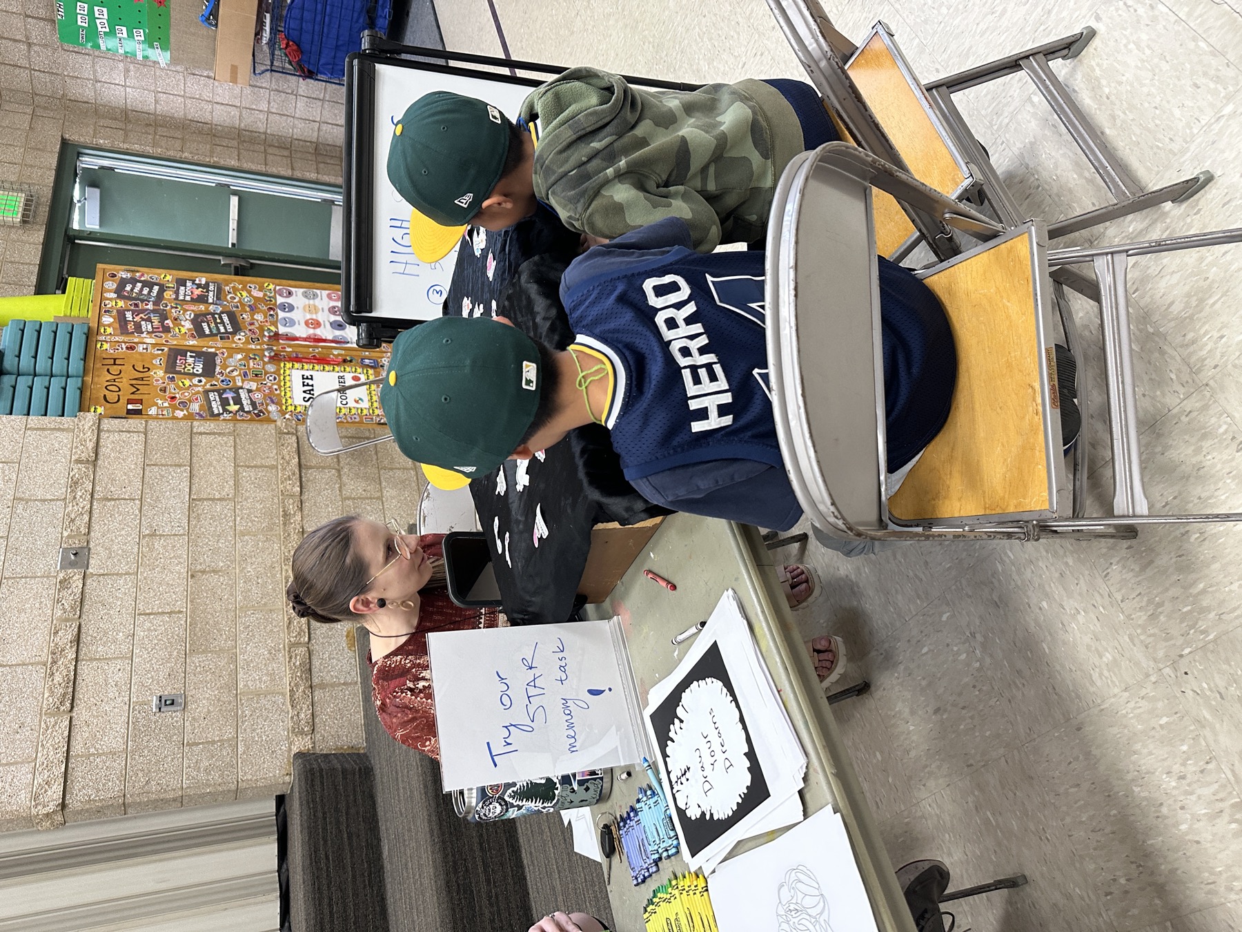 Martina Hollearn at Mt. View Elementary event