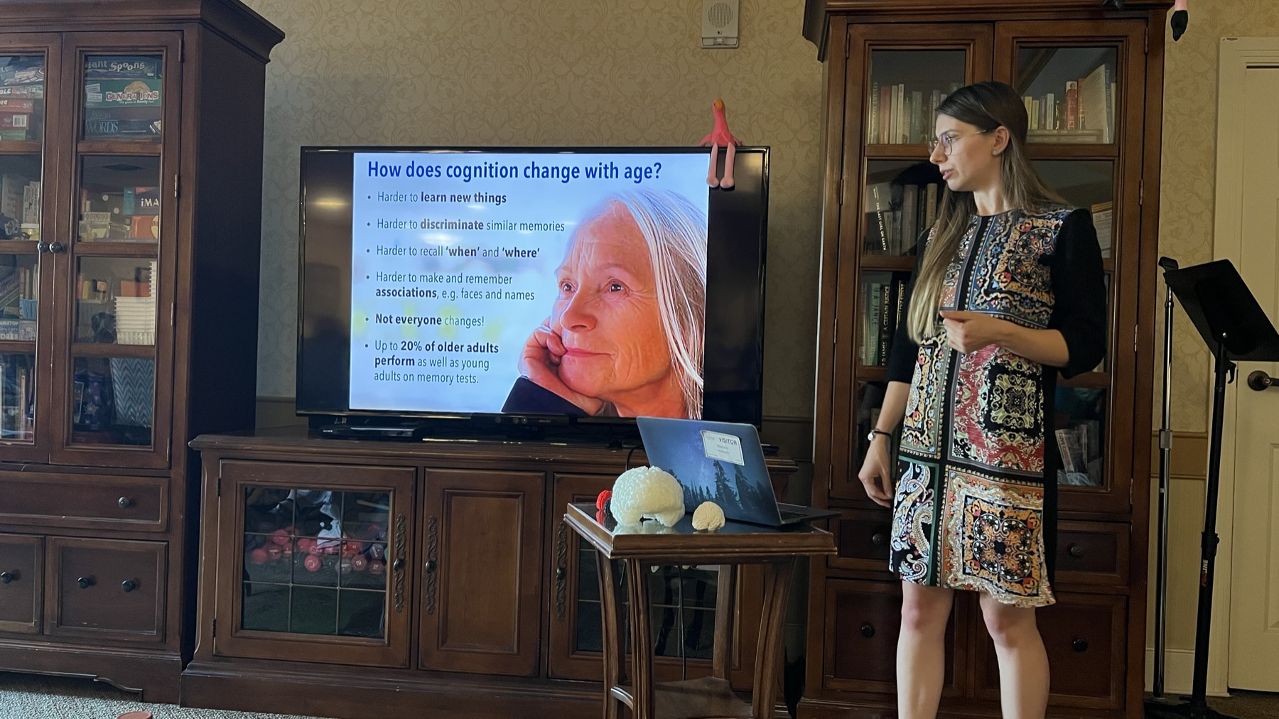 Outreach event at Sunrise Senior Living