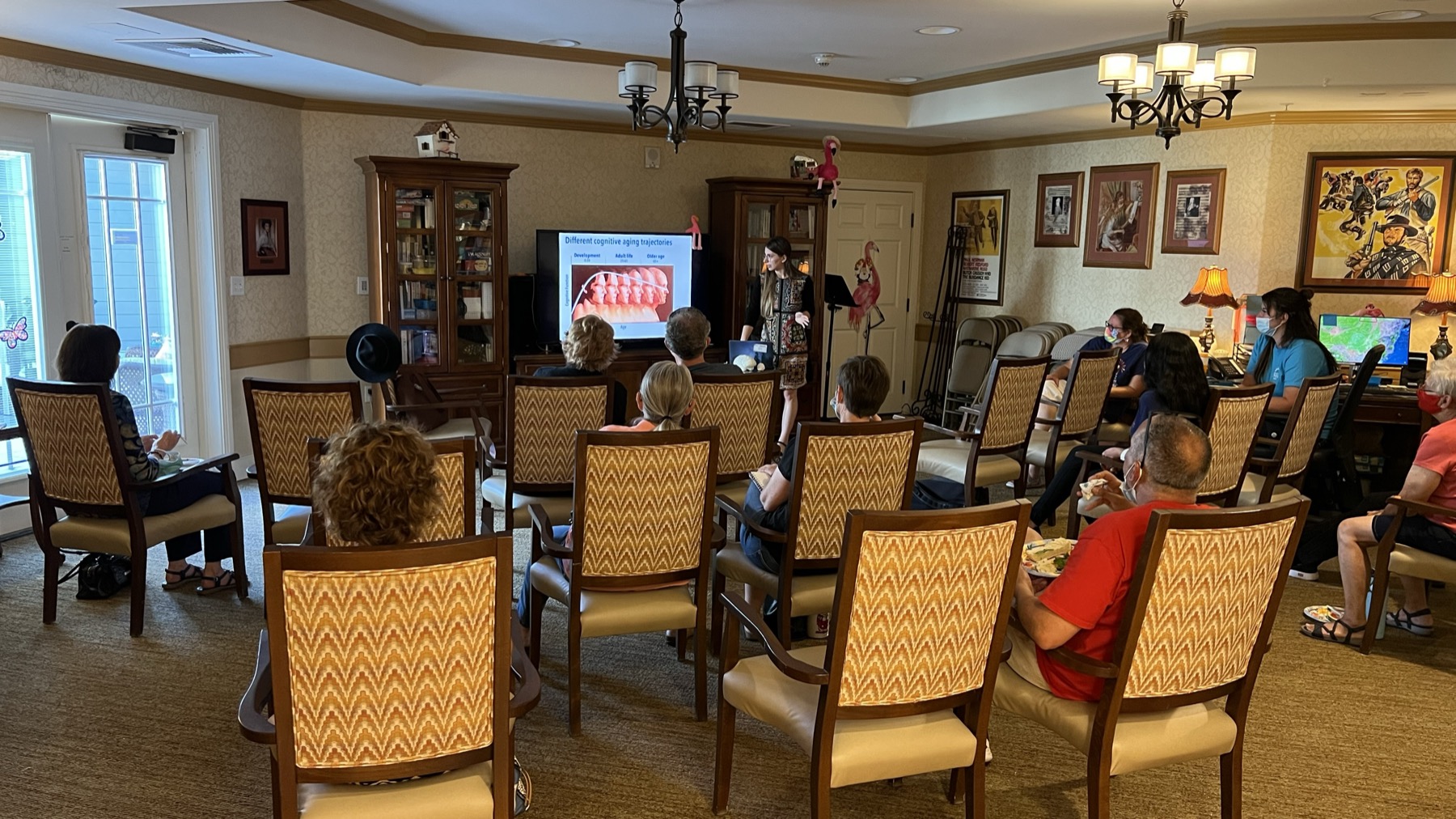 Outreach event at Sunrise Senior Living