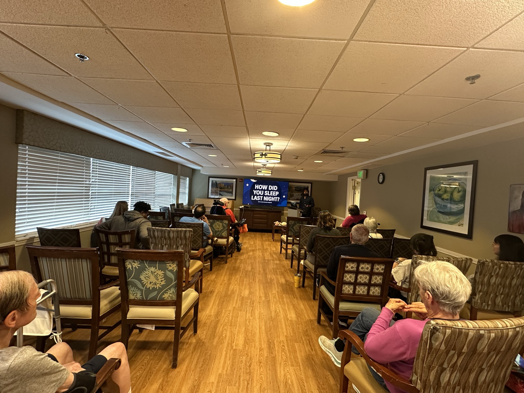 Science outreach at Capitol Hill Senior Center